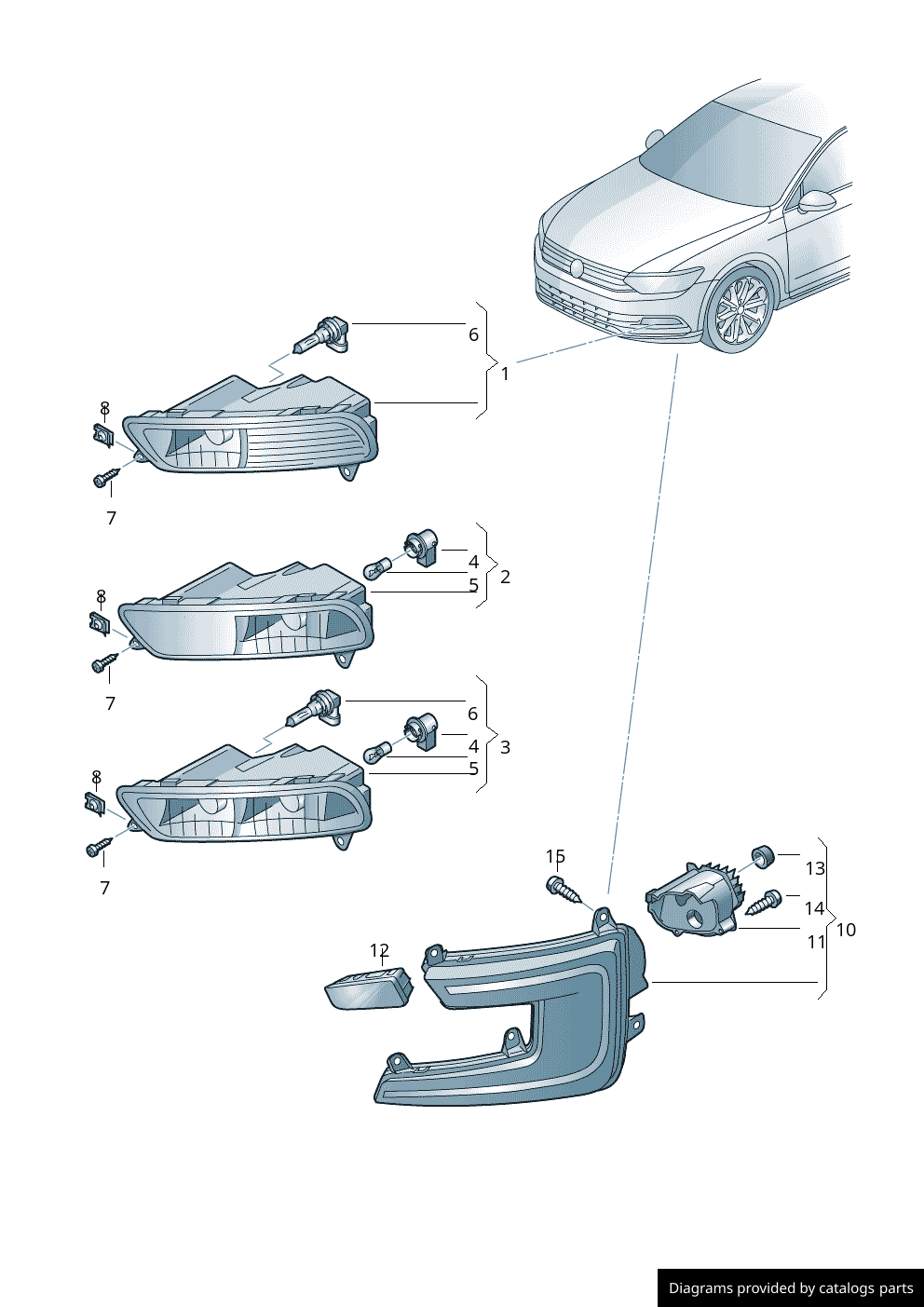 Car part diagram