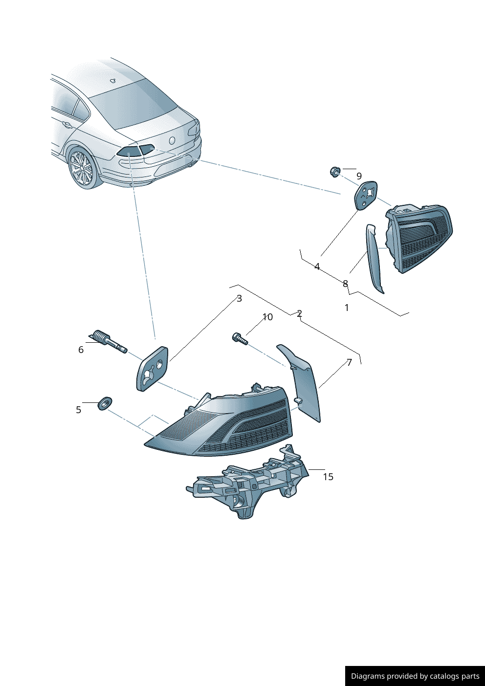 Car part diagram