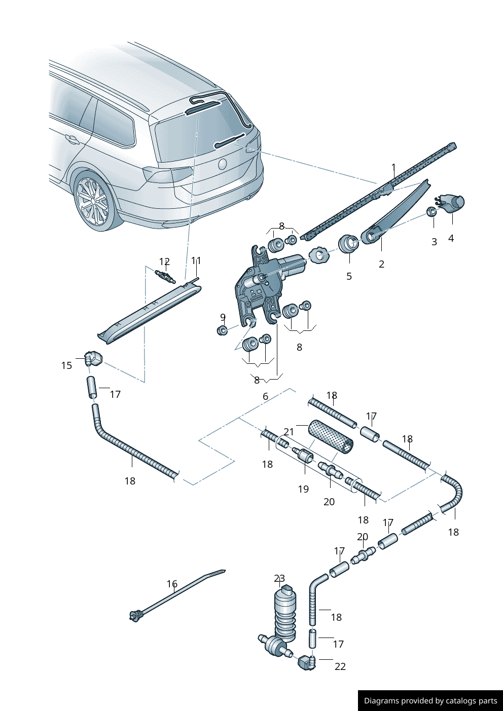 Car part diagram