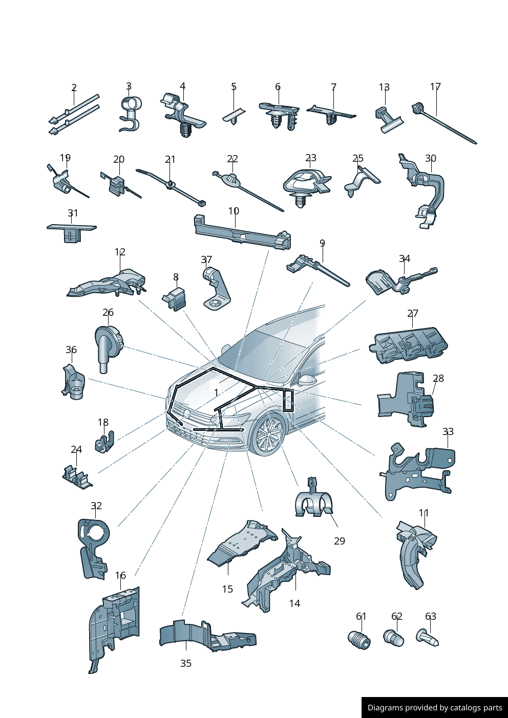Car part diagram
