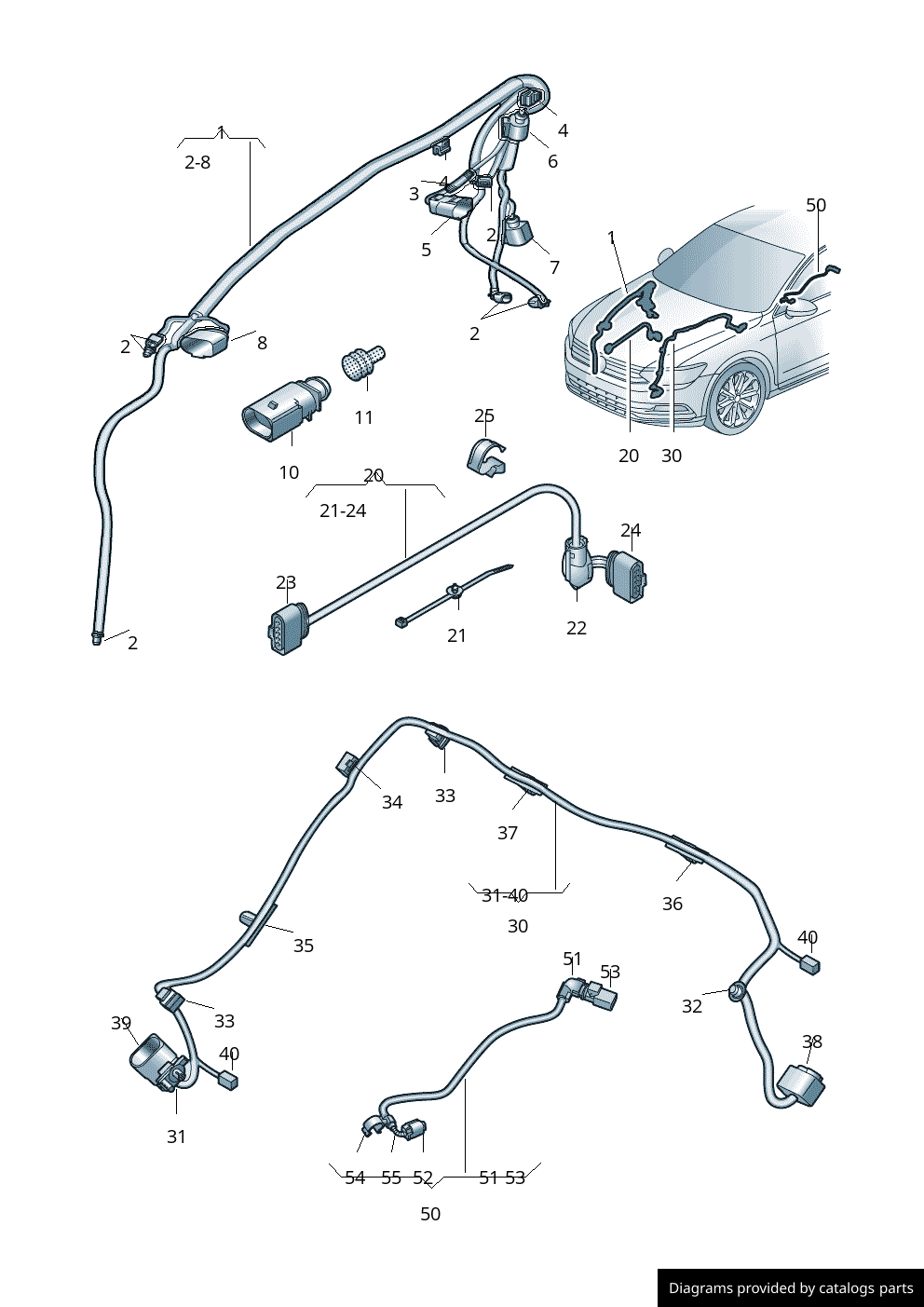 Car part diagram
