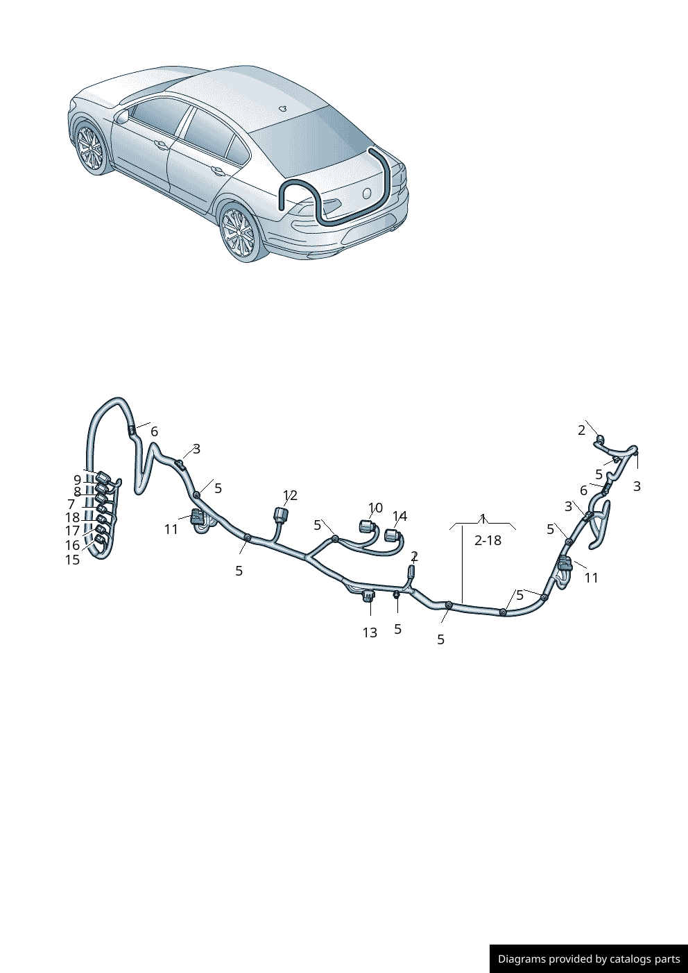 Car part diagram
