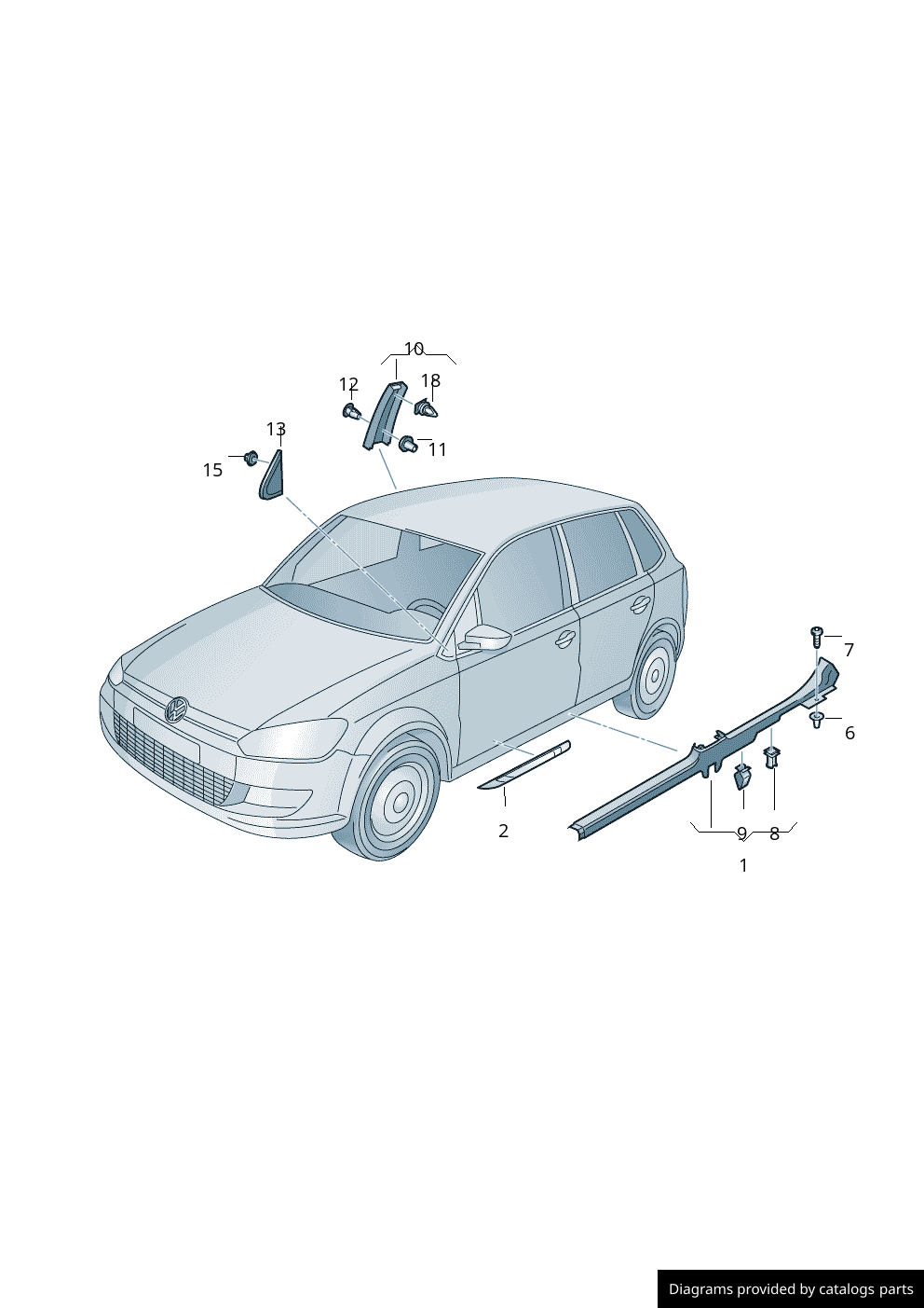 Car part diagram