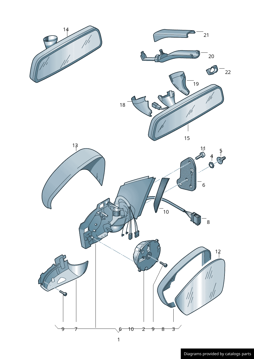 Car part diagram