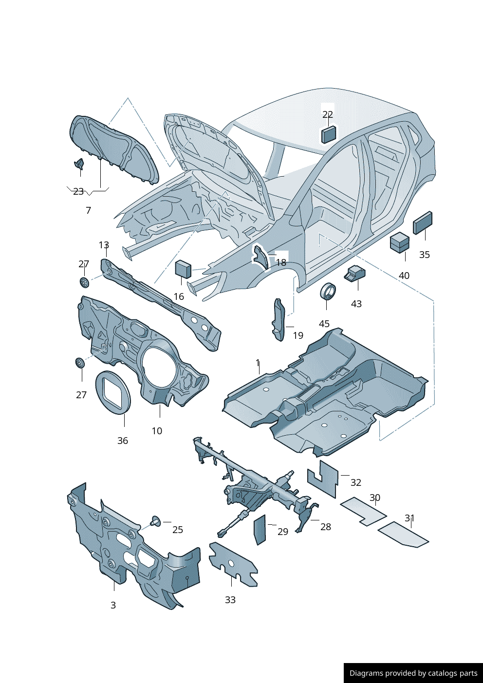 Car part diagram