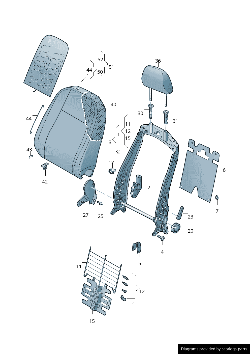 Car part diagram