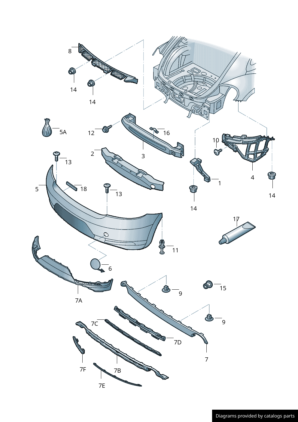 Car part diagram