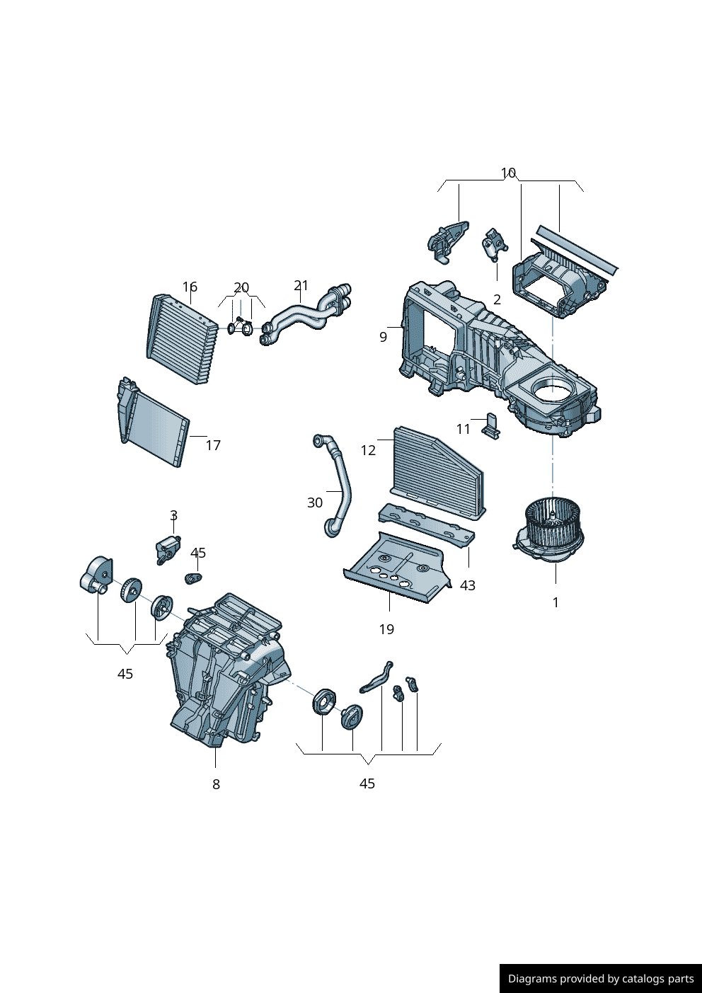 Car part diagram