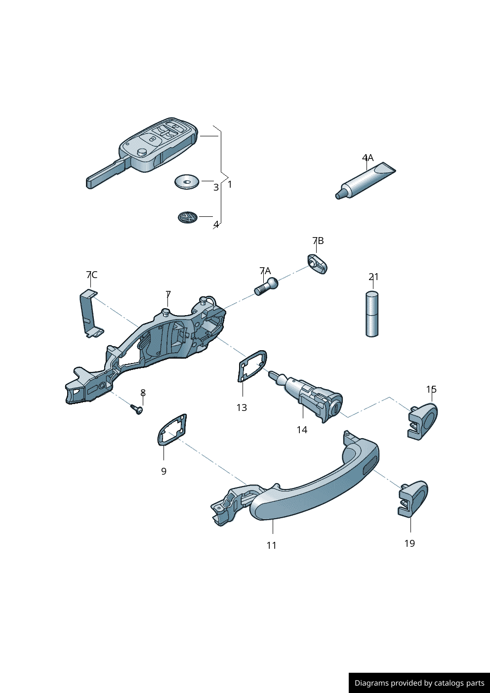 Car part diagram