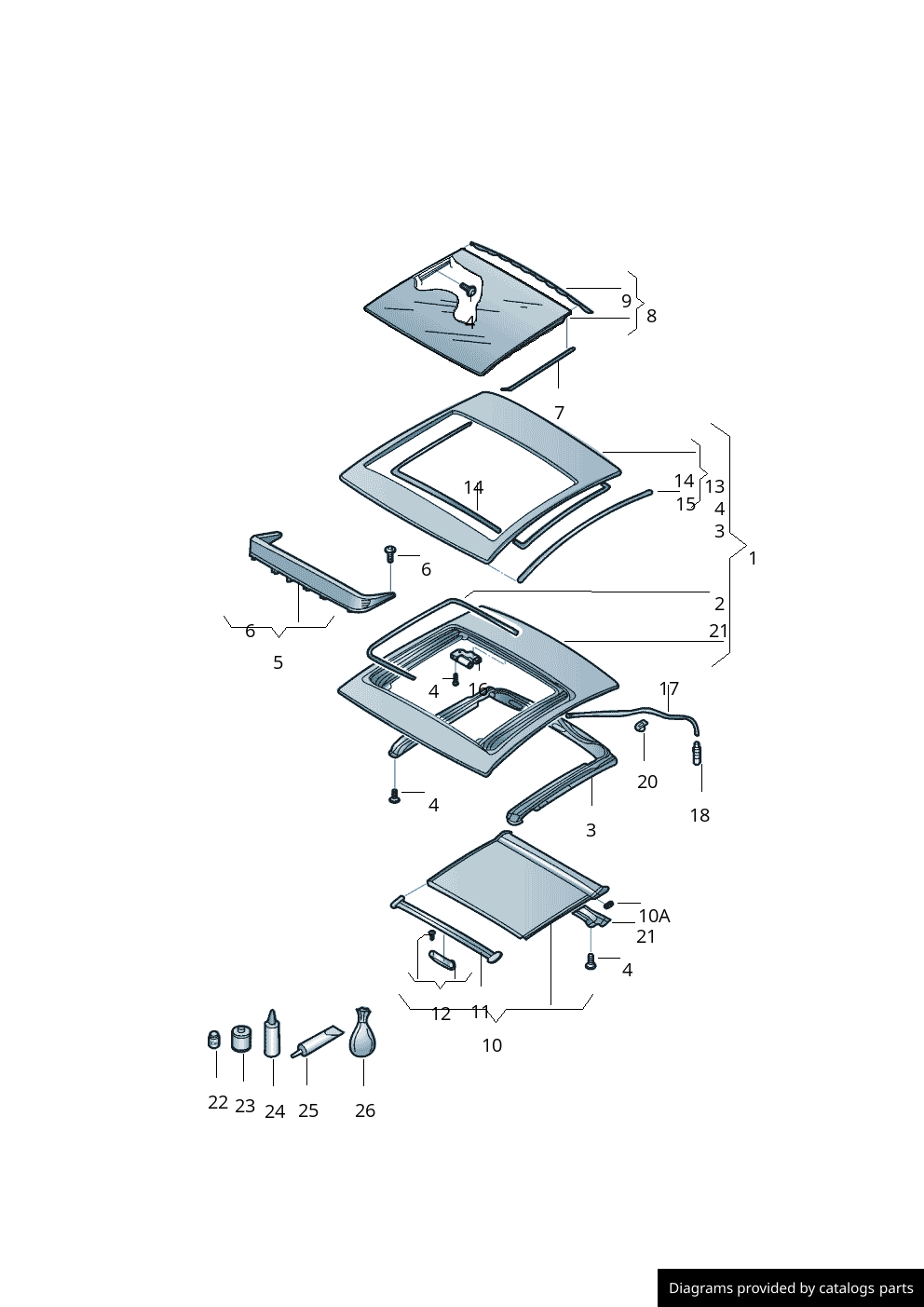 Car part diagram