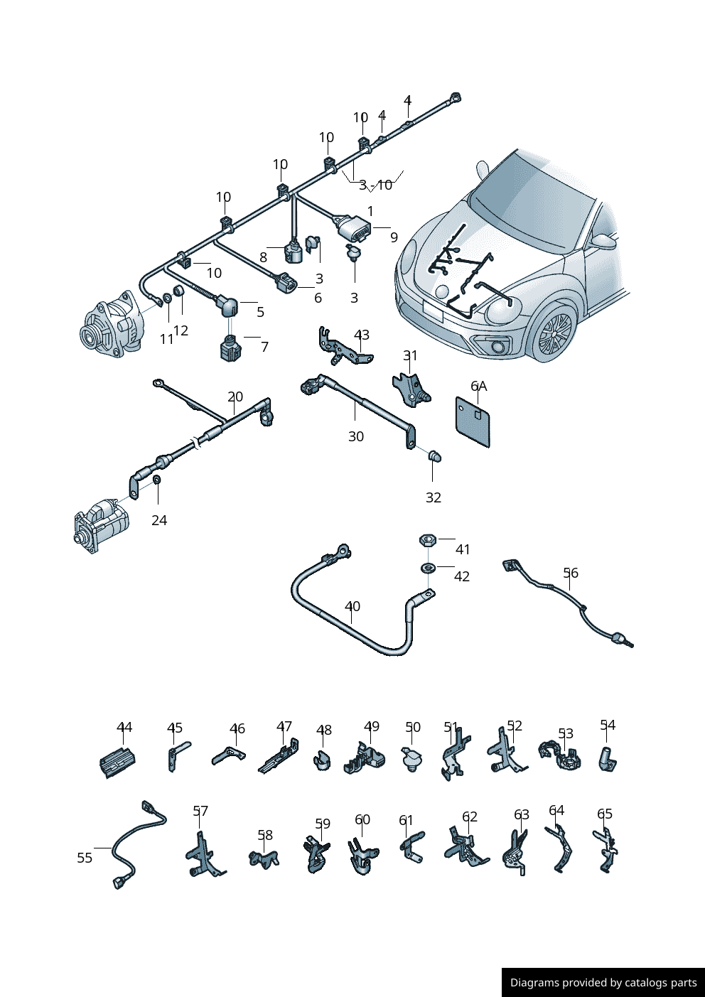 Car part diagram