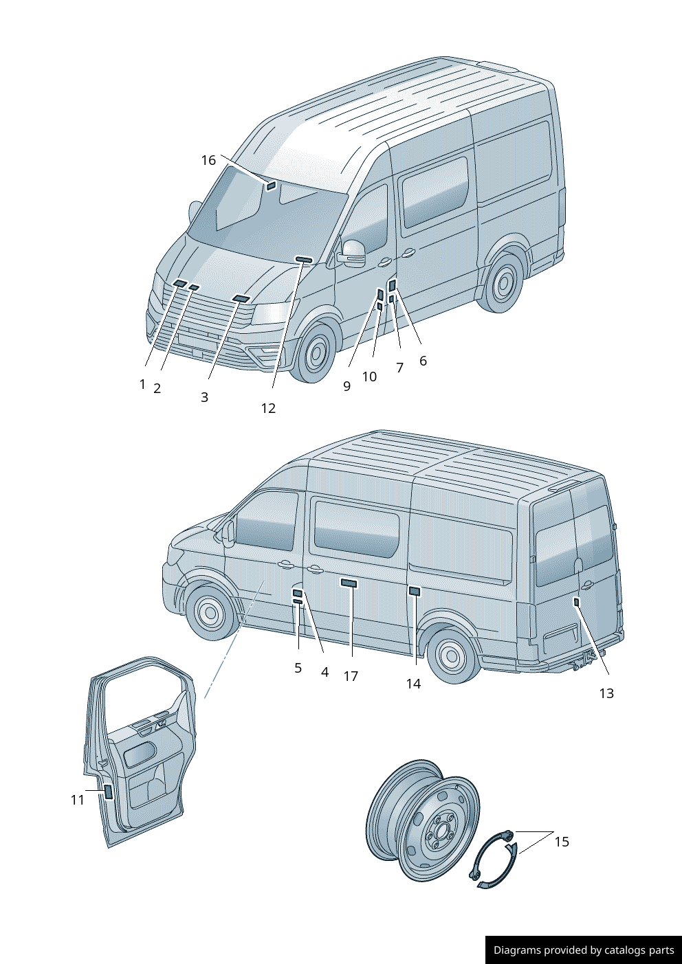 Car part diagram