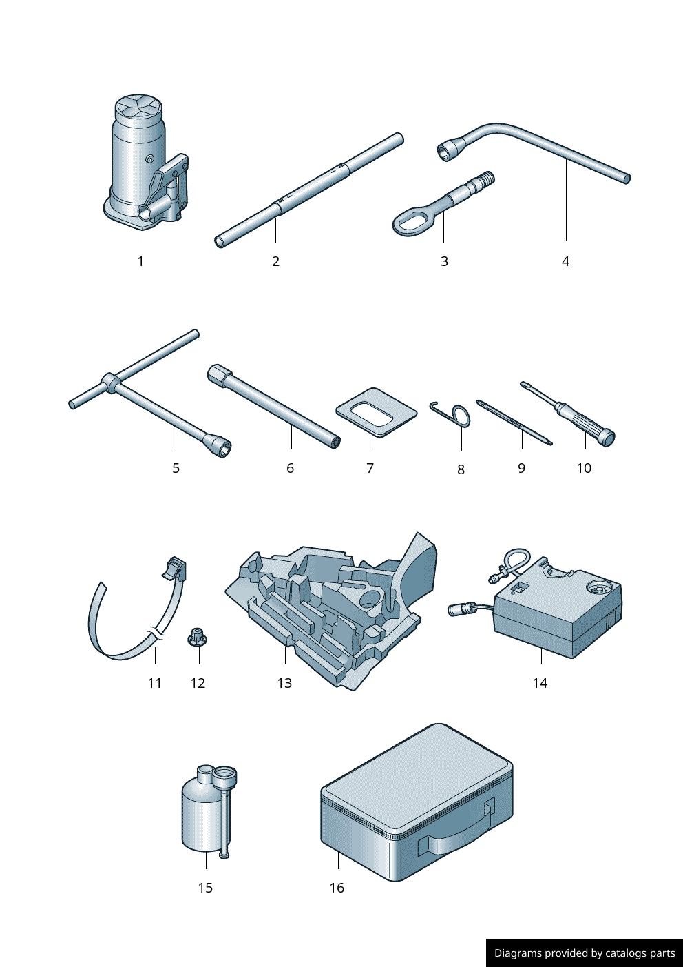 Car part diagram