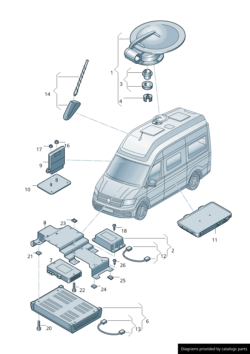 Car part diagram