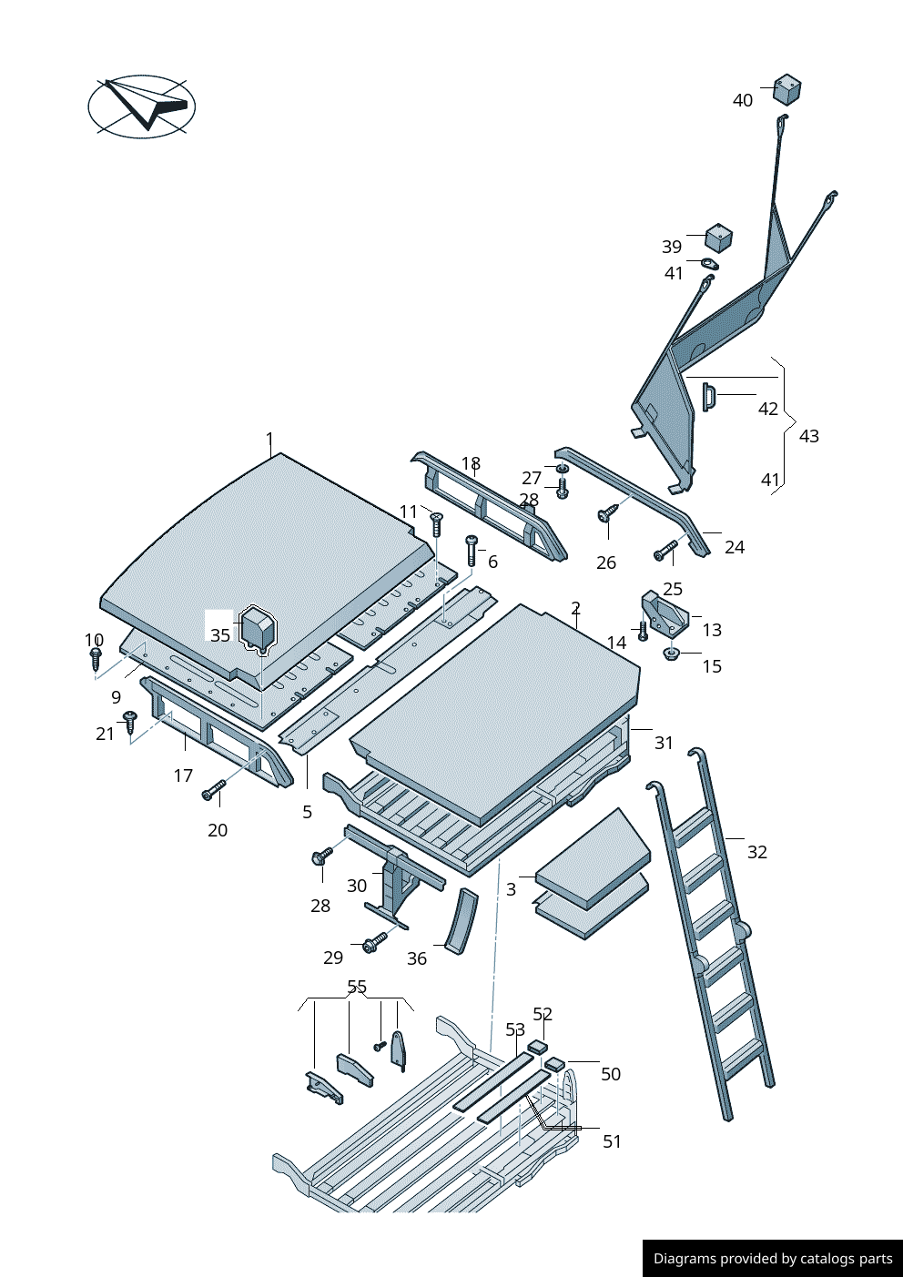 Car part diagram