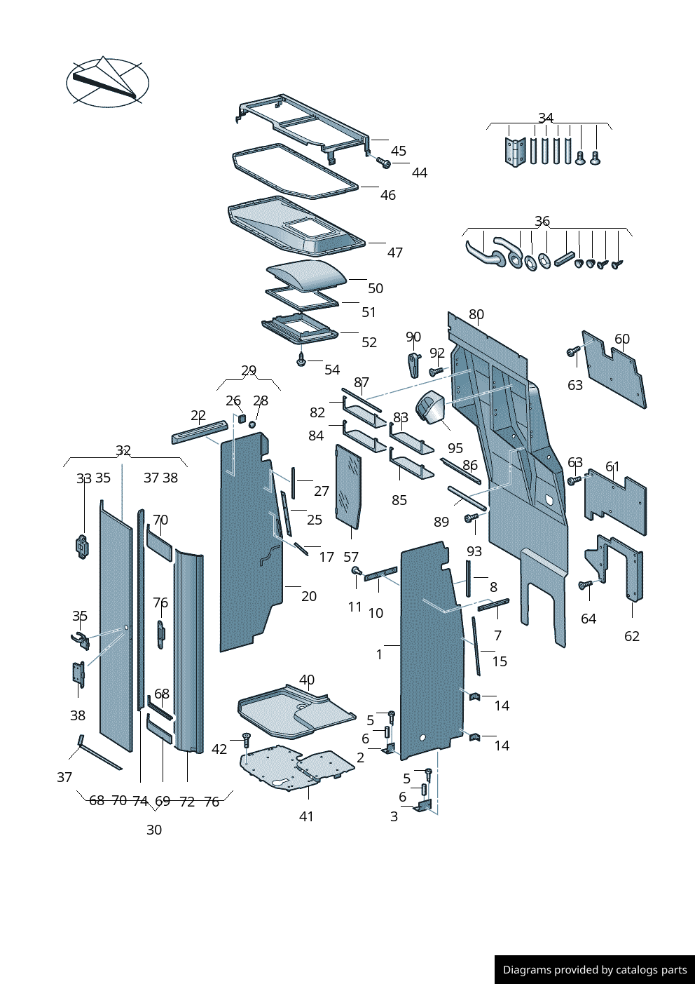 Car part diagram