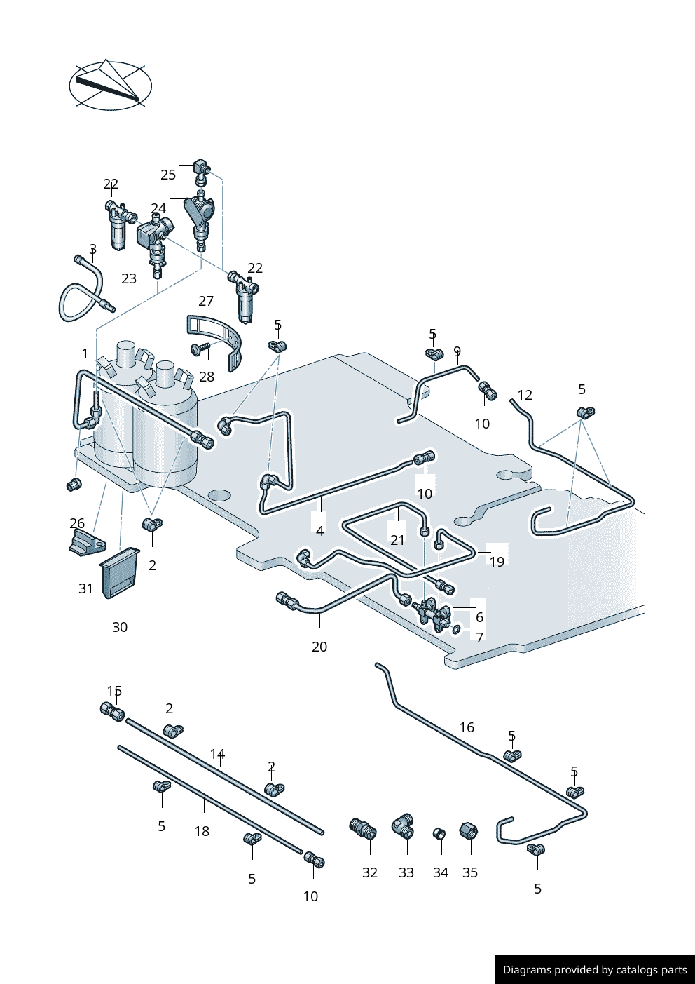Car part diagram
