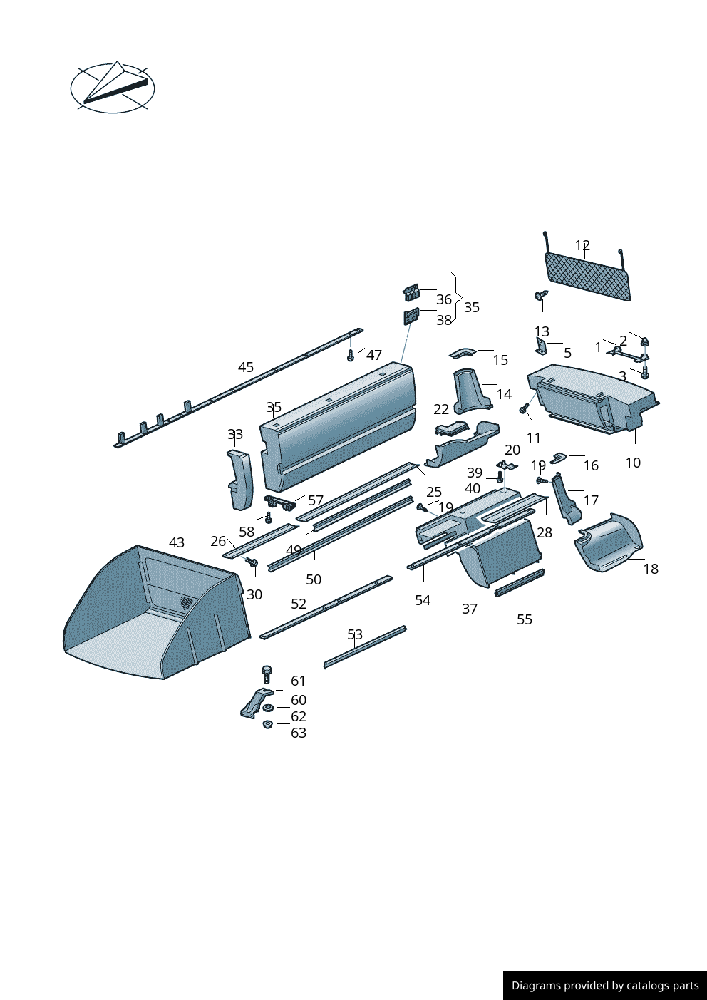 Car part diagram