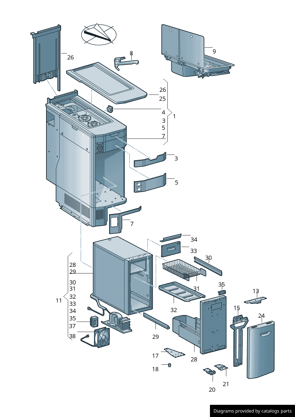 Car part diagram