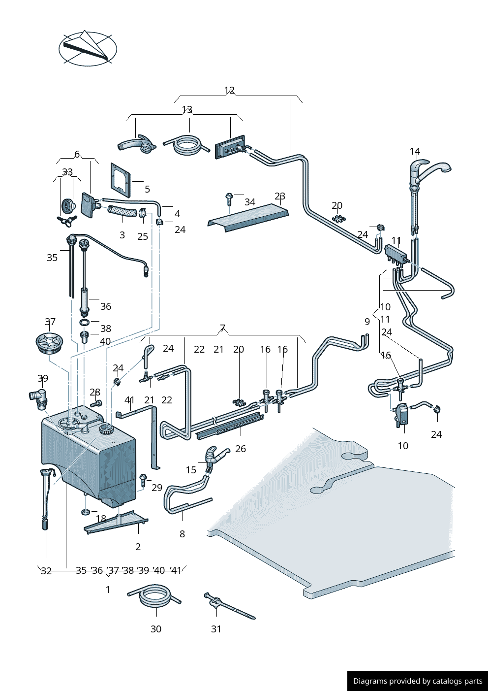 Car part diagram