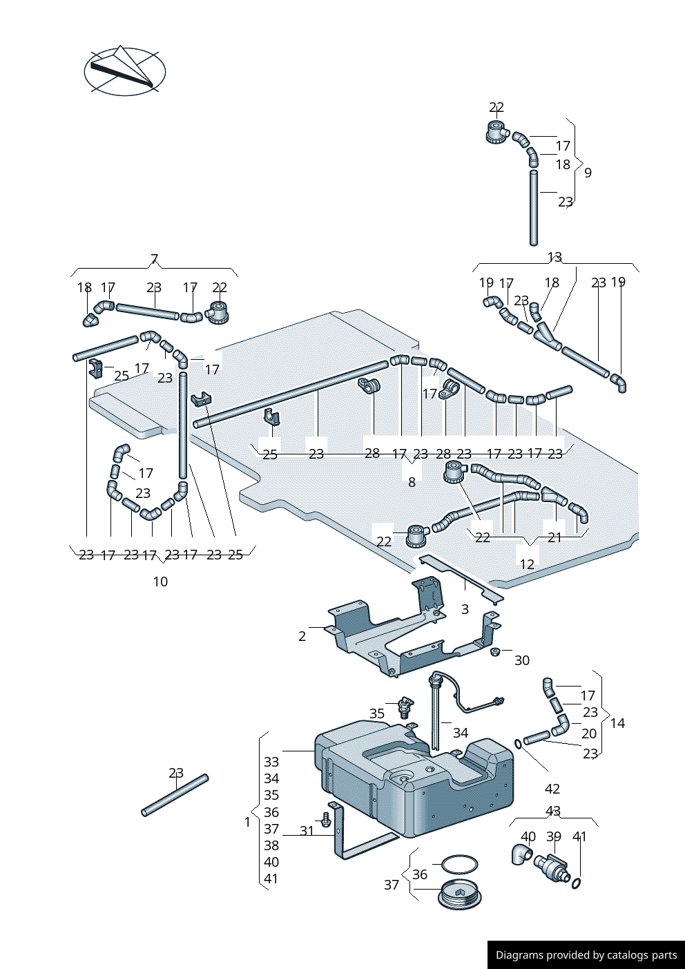 Car part diagram