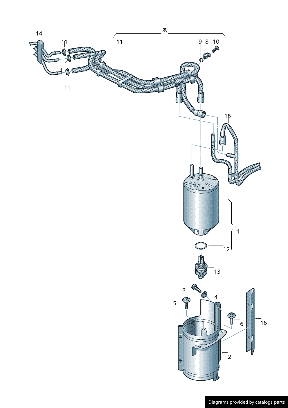 Car part diagram