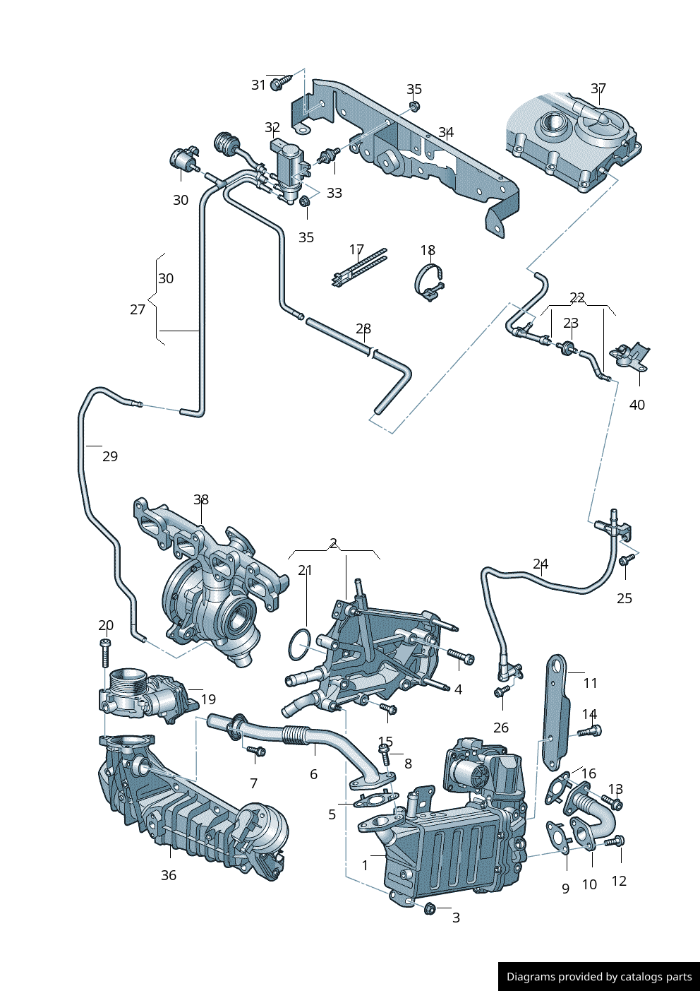 Car part diagram
