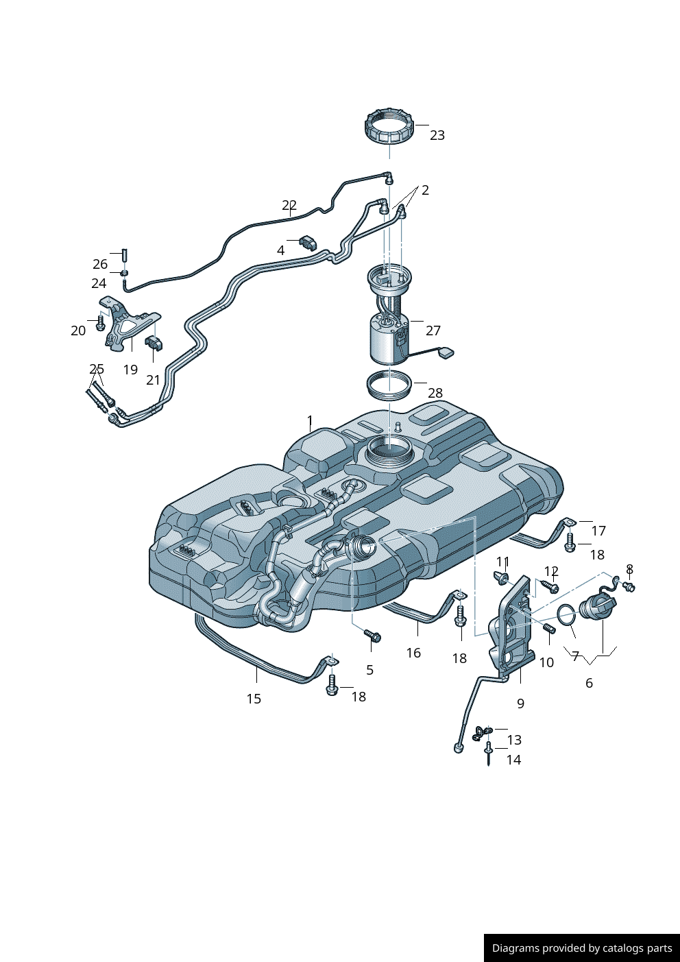 Car part diagram