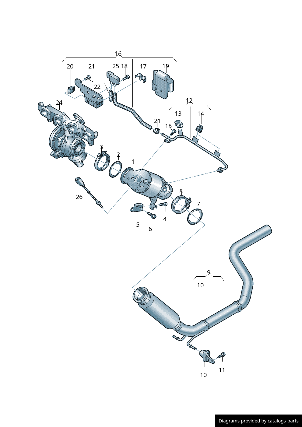Car part diagram