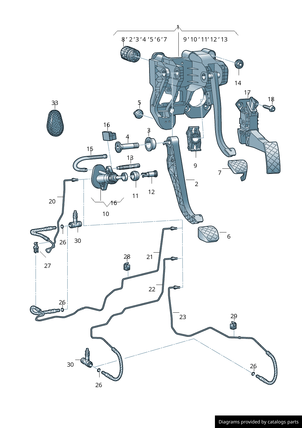 Car part diagram