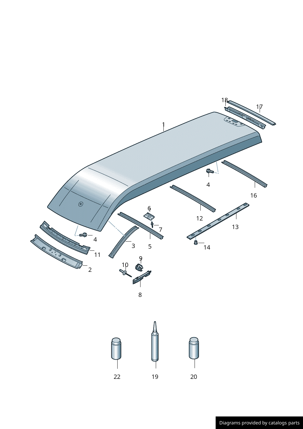 Car part diagram