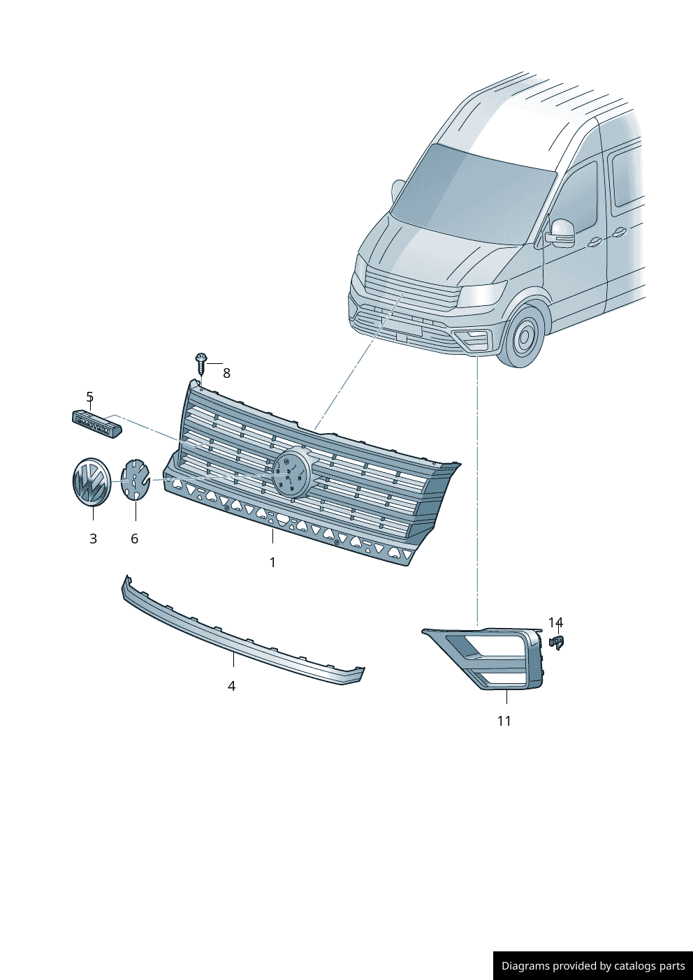 Car part diagram