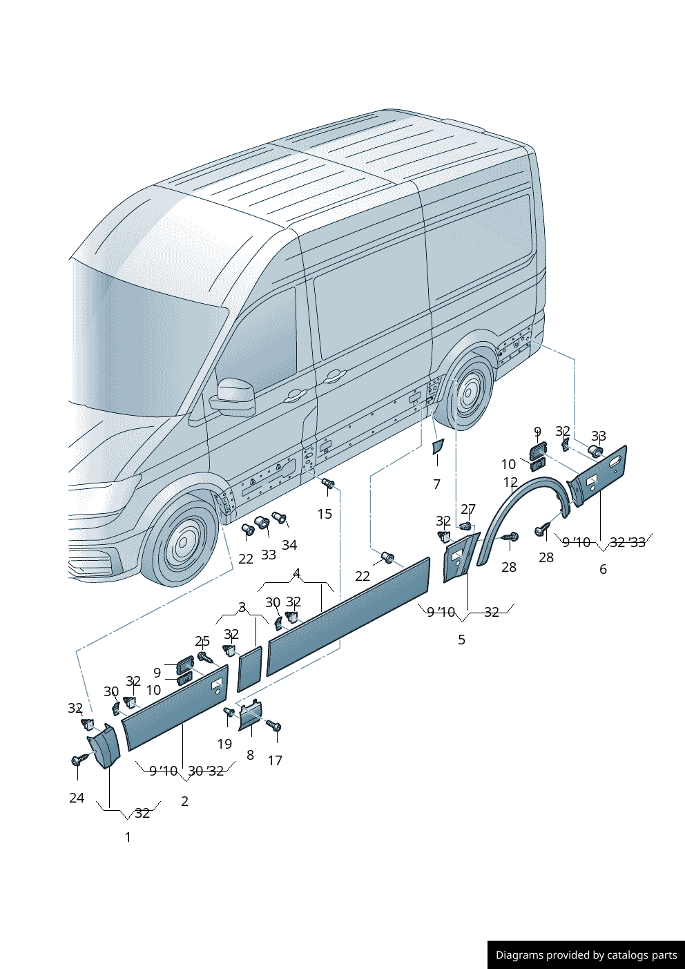 Car part diagram