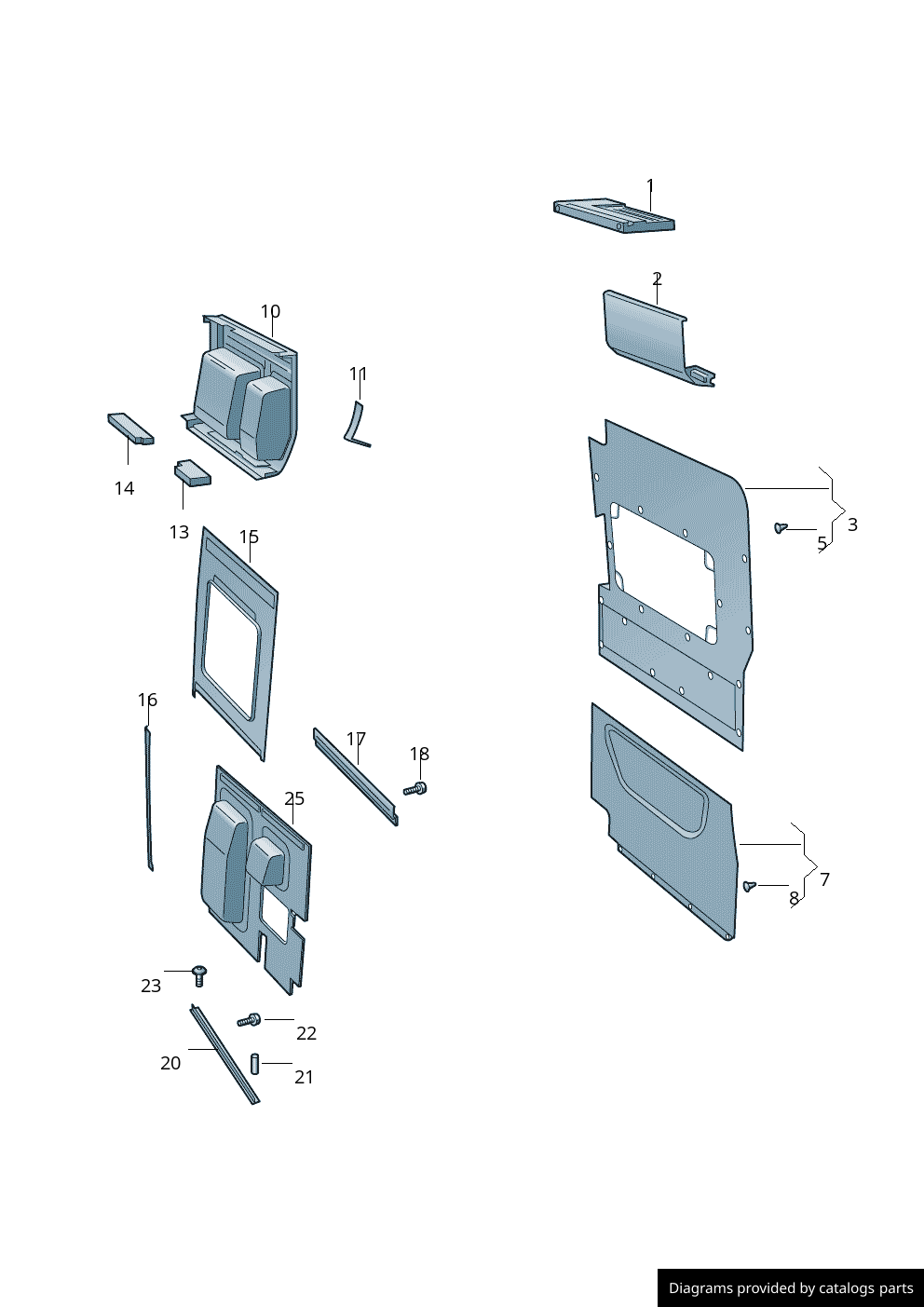 Car part diagram