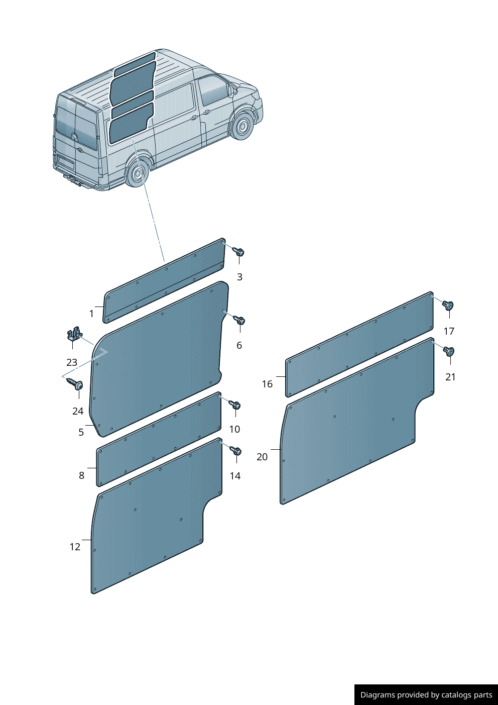 Car part diagram