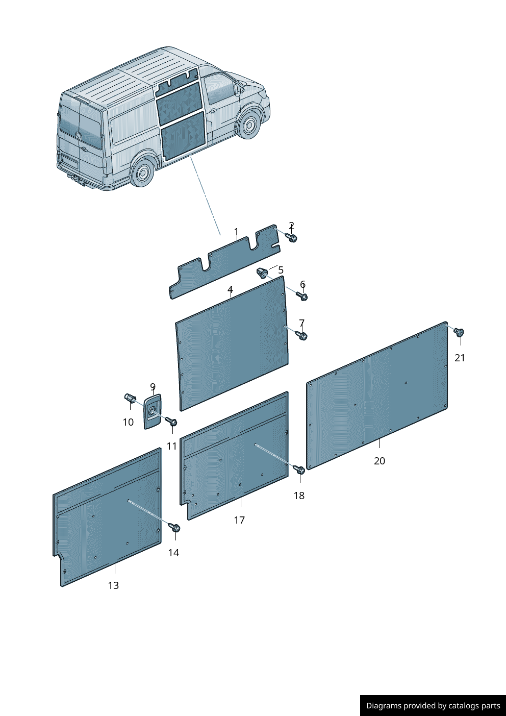 Car part diagram