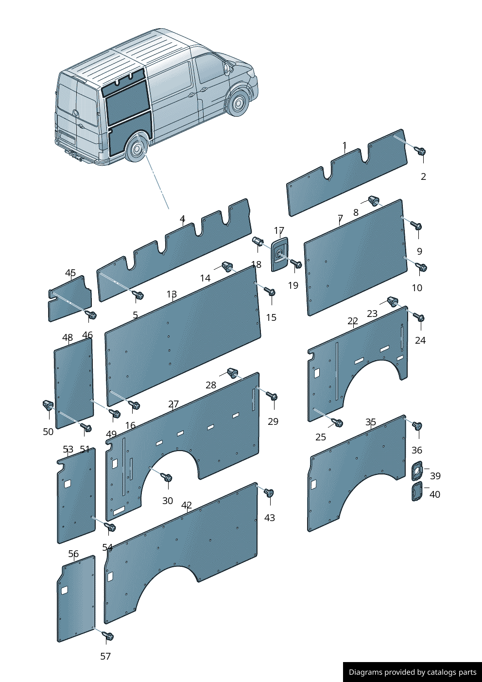 Car part diagram
