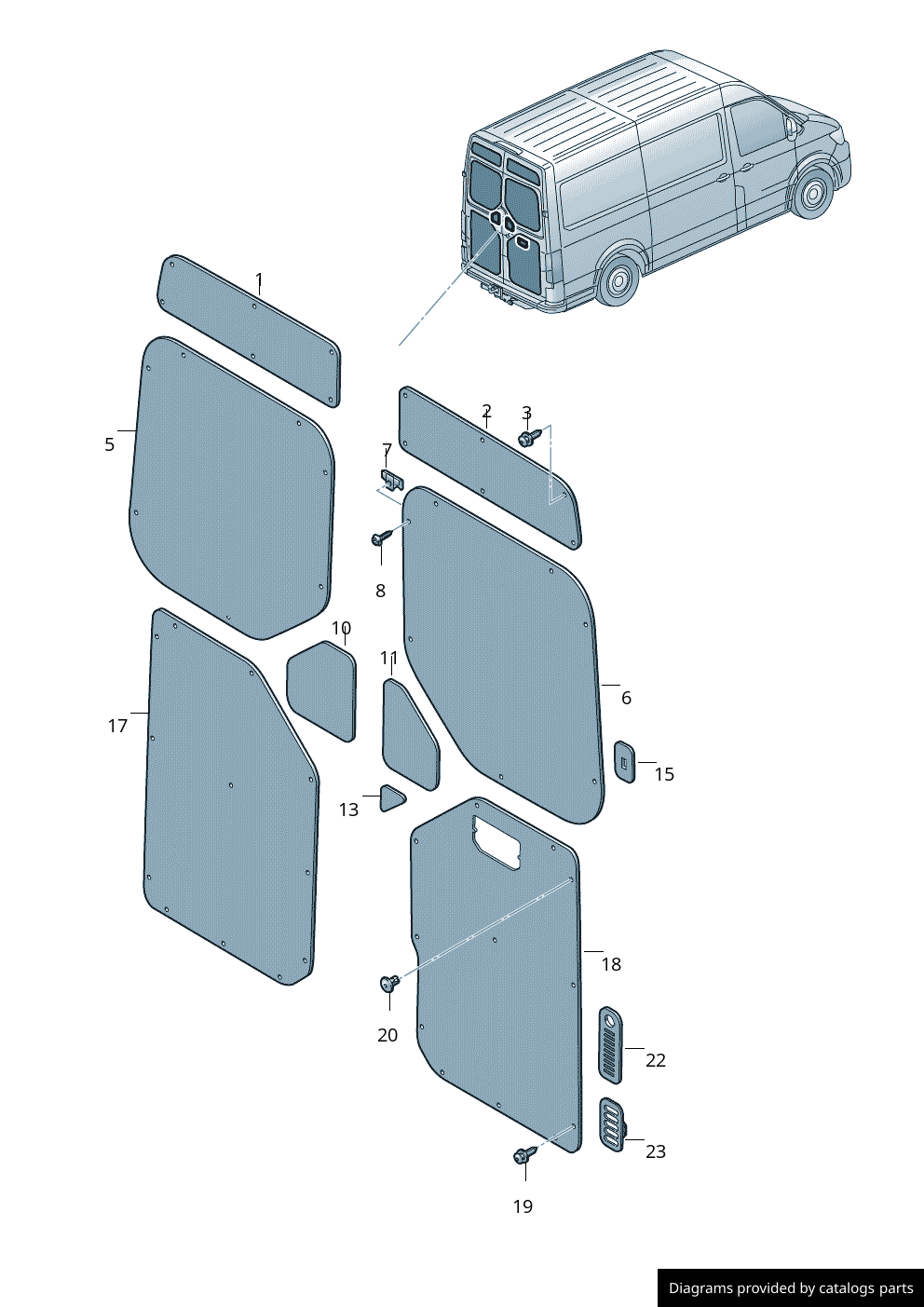 Car part diagram