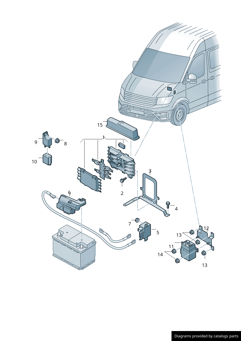 Car part diagram