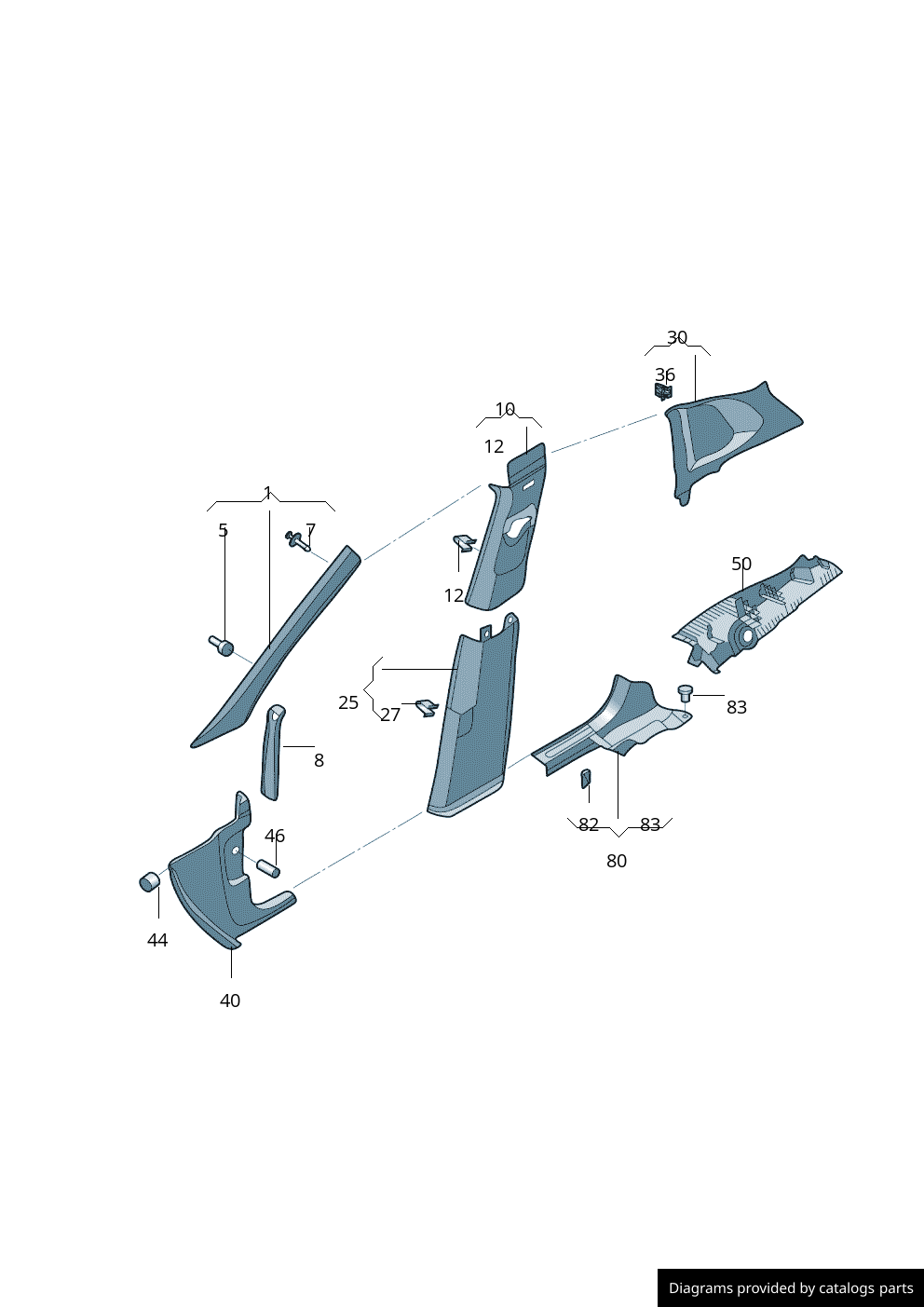 Car part diagram
