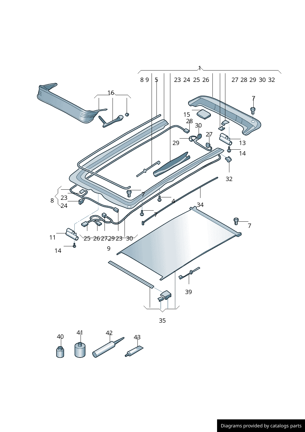 Car part diagram
