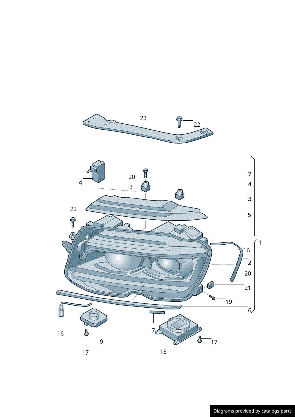 Car part diagram