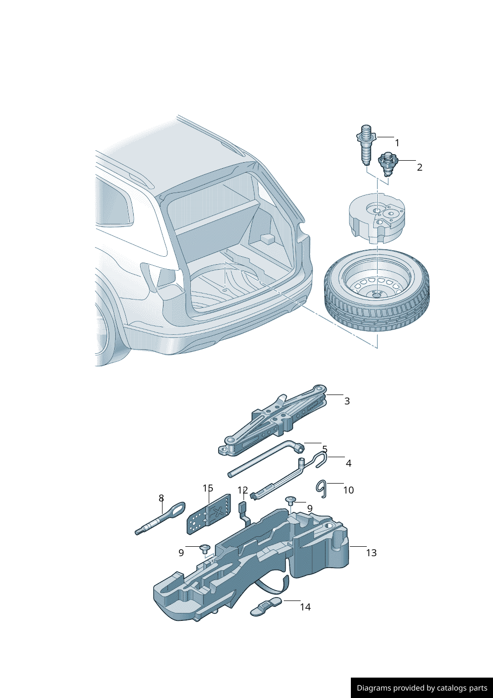 Car part diagram