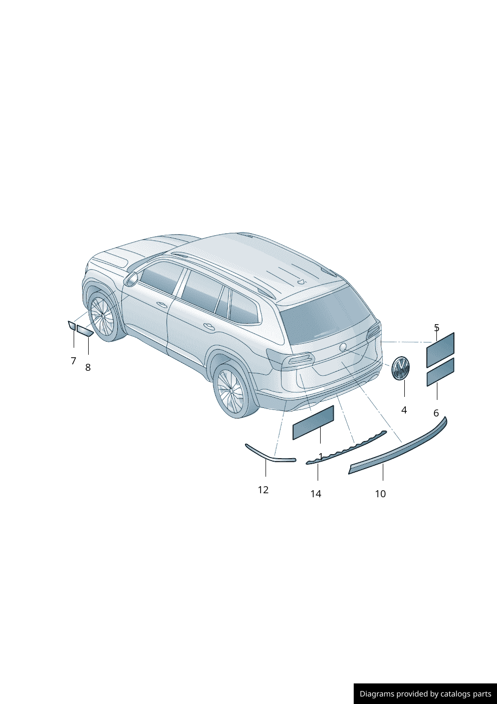 Car part diagram