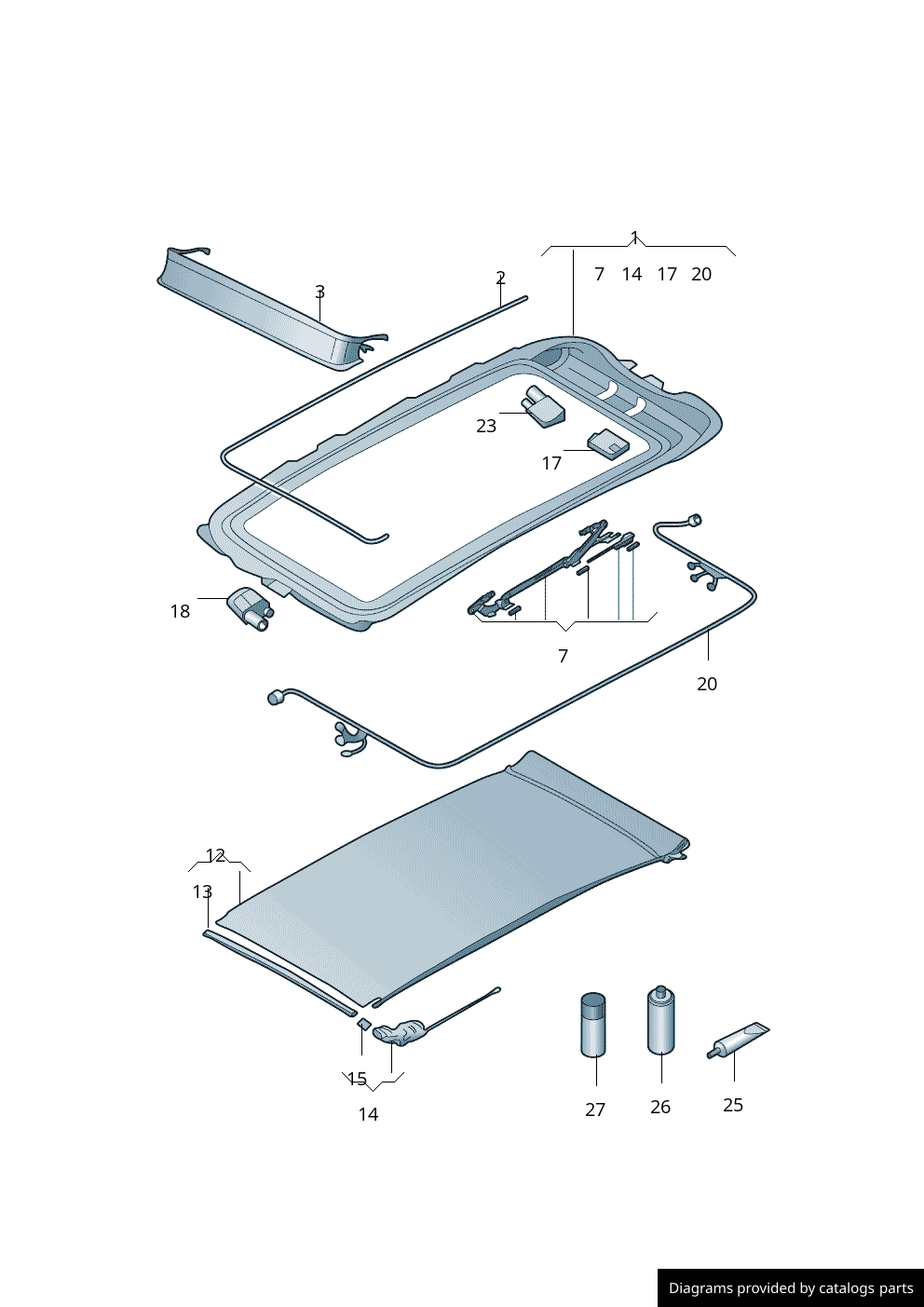 Car part diagram