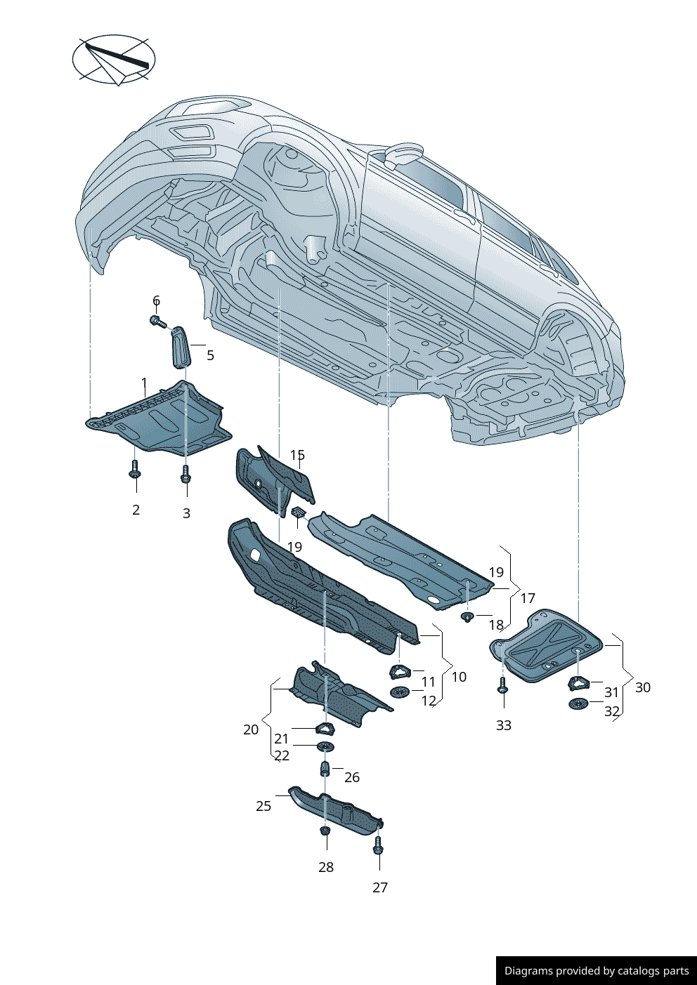 Car part diagram