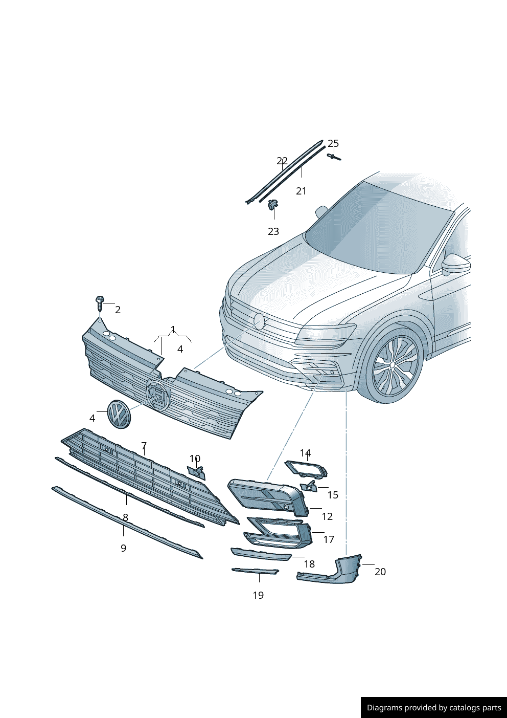 Car part diagram