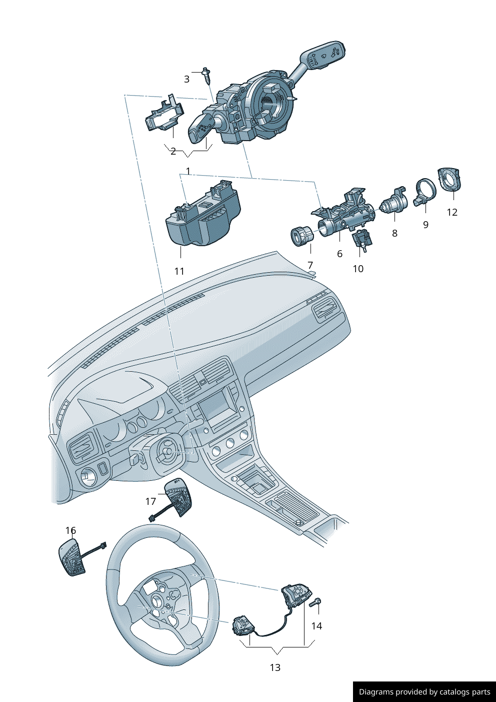 Car part diagram
