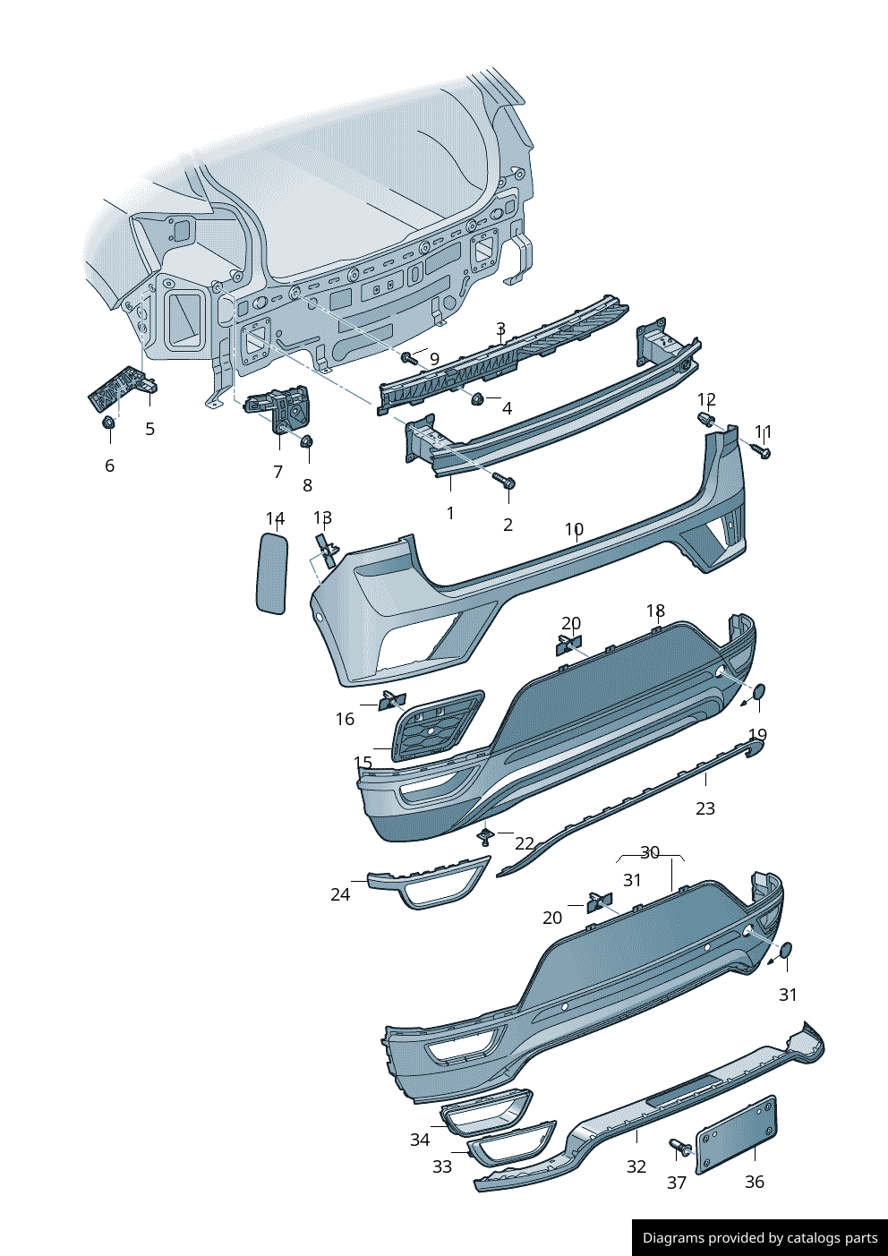 Car part diagram