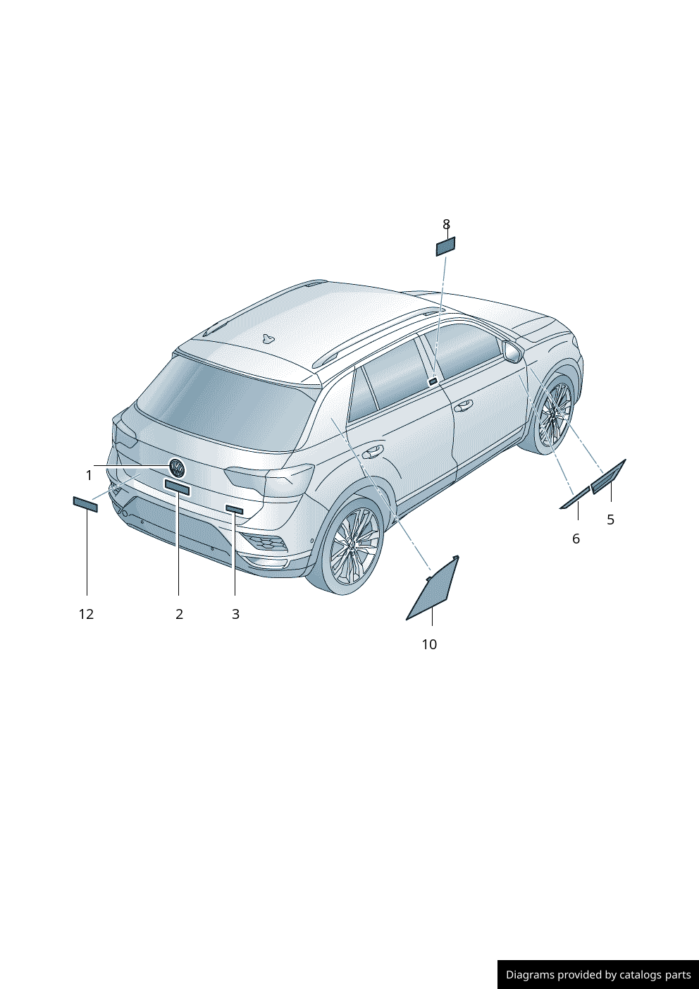 Car part diagram